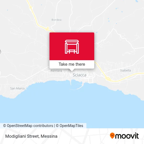 Modigliani Street map