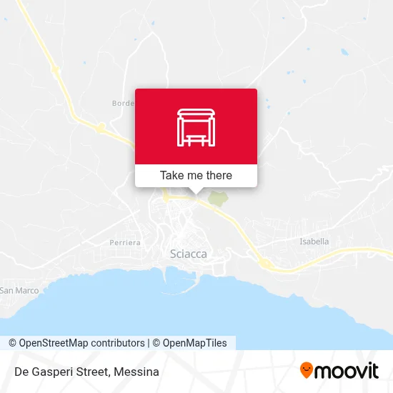 De Gasperi Street map