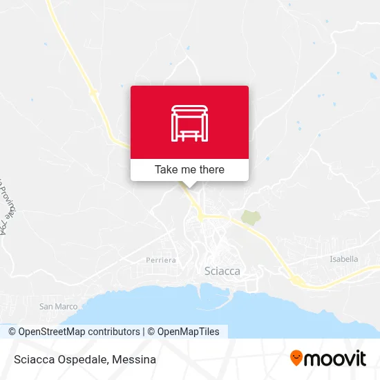 Sciacca Ospedale map