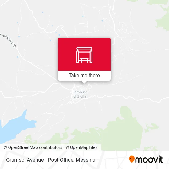 Gramsci Avenue - Post Office map