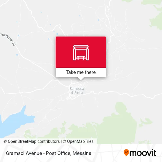 Gramsci Avenue - Post Office map