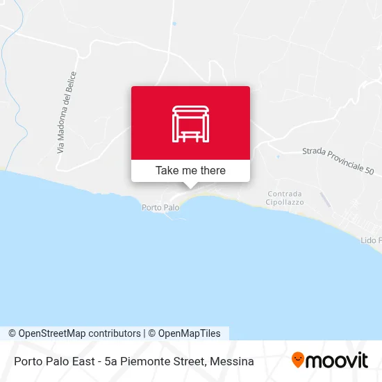 Porto Palo East - 5a Piemonte Street map