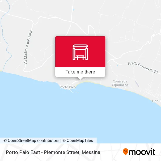 Porto Palo East - Piemonte Street map