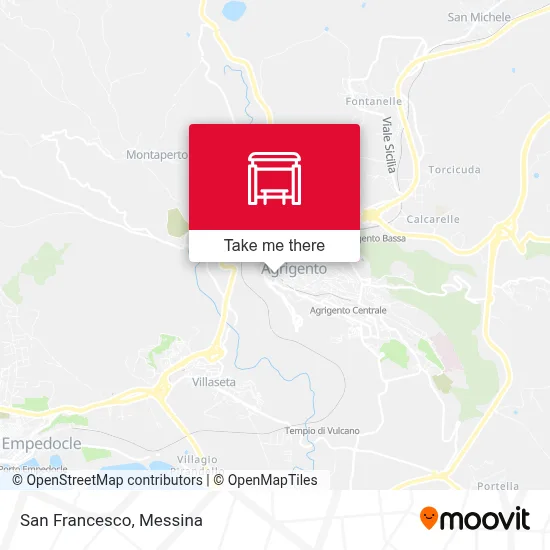 San Francesco map