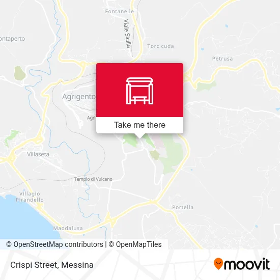 Crispi Street map