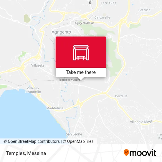 Temples map