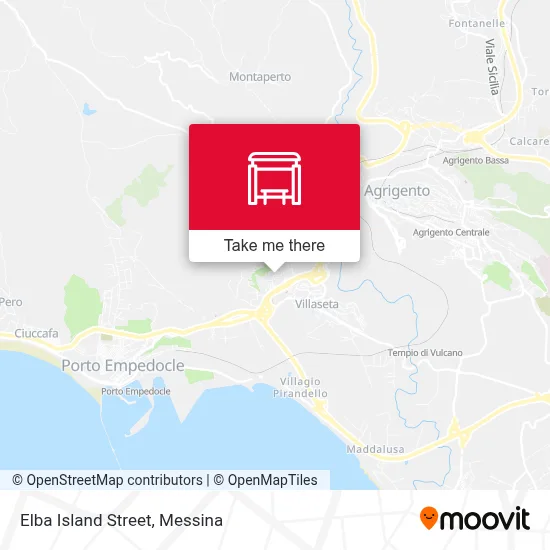 Elba Island Street map