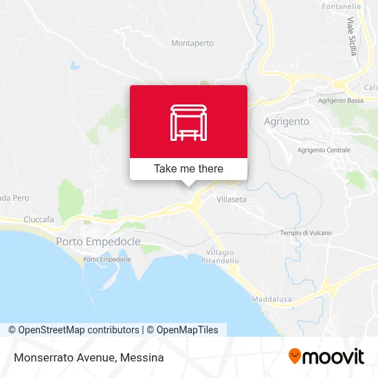 Monserrato Avenue map