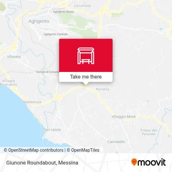 Giunone Roundabout map