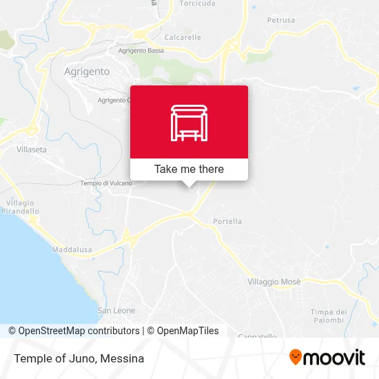 Temple of Juno map