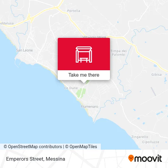 Emperors Street map
