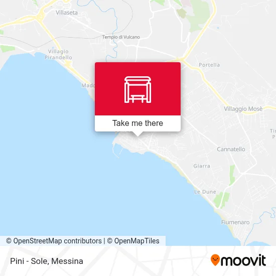 Pini - Sole map