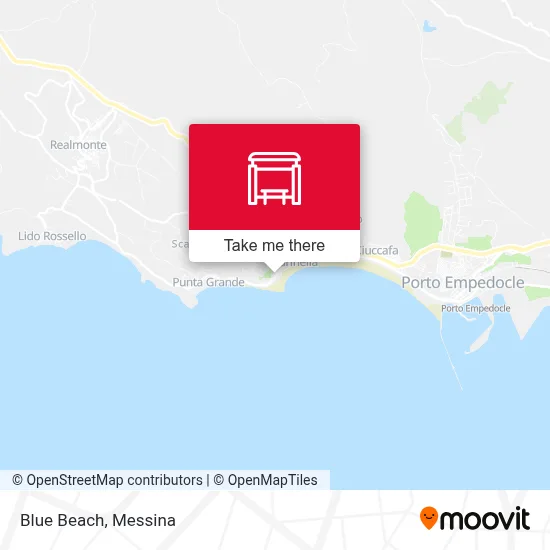 Blue Beach map