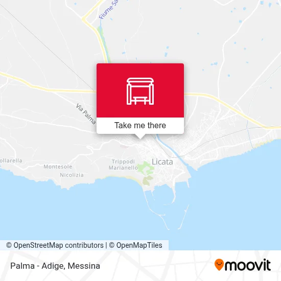 Palma - Adige map