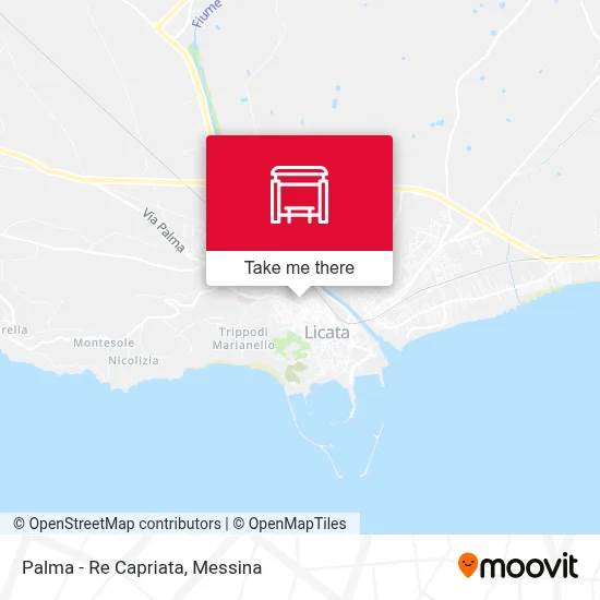 Palma - Re Capriata map