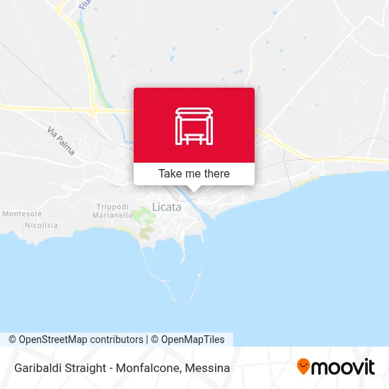 Garibaldi Straight - Monfalcone map