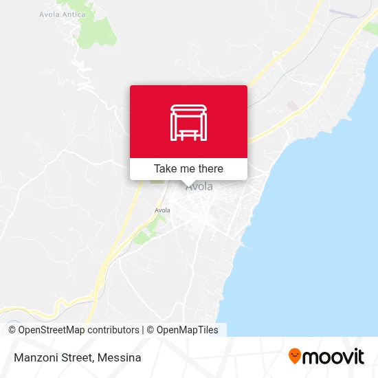 Manzoni Street map