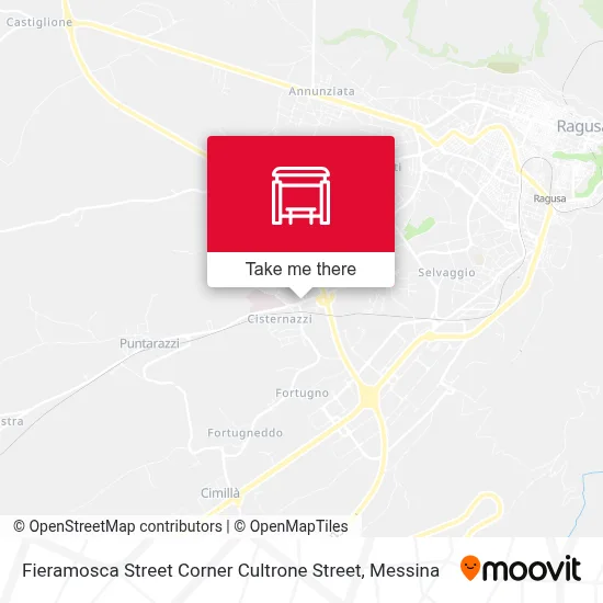 Fieramosca Street Corner Cultrone Street map