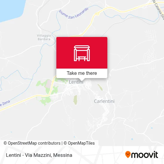 Lentini - Via Mazzini map
