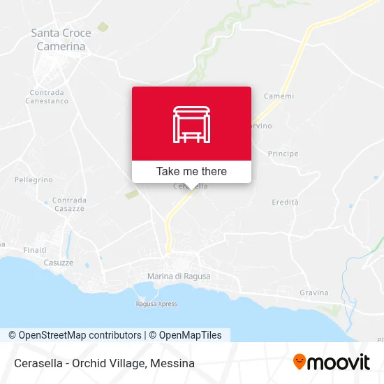 Cerasella - Orchid Village map