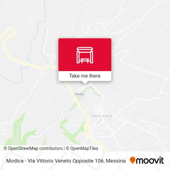 Modica - Via Vittorio Veneto Opposite 106 map
