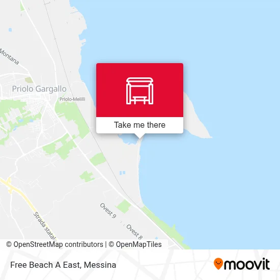 Free Beach A East map