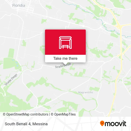 South Benali 4 map