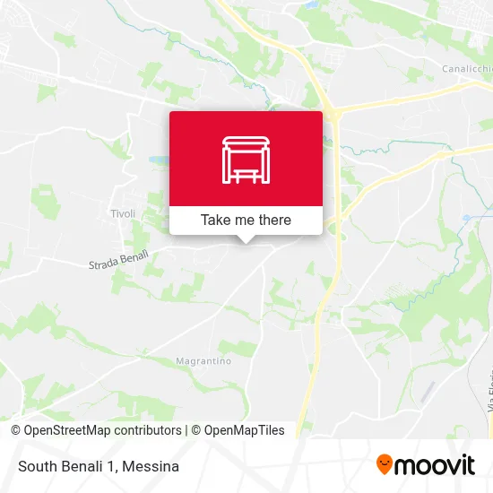 South Benali 1 map