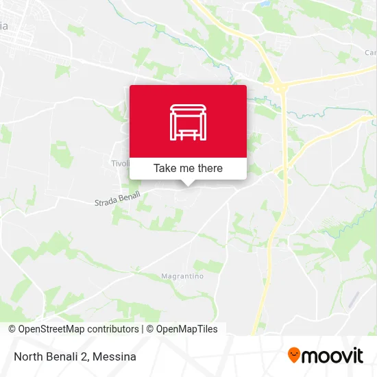 North Benali 2 map