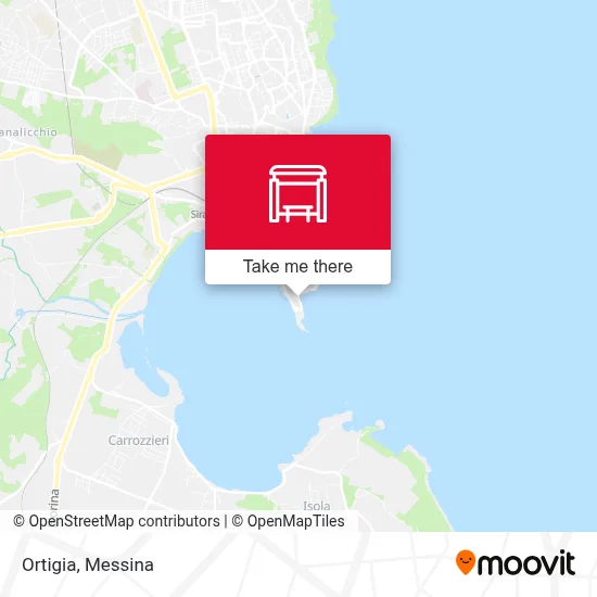 Ortigia map