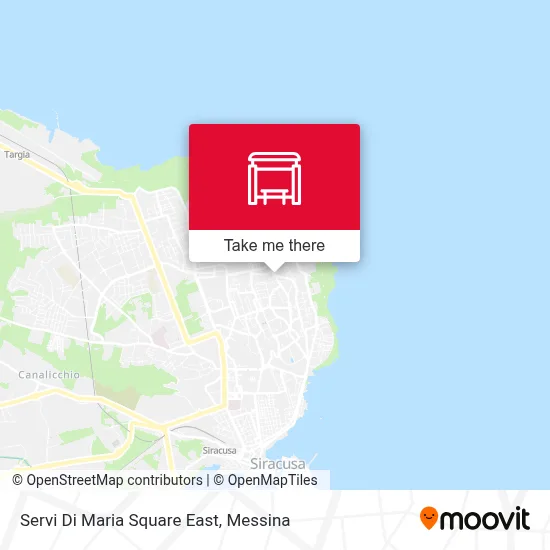 Servi Di Maria Square East map