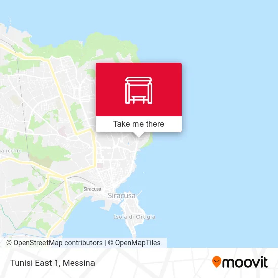 Tunisi East 1 map