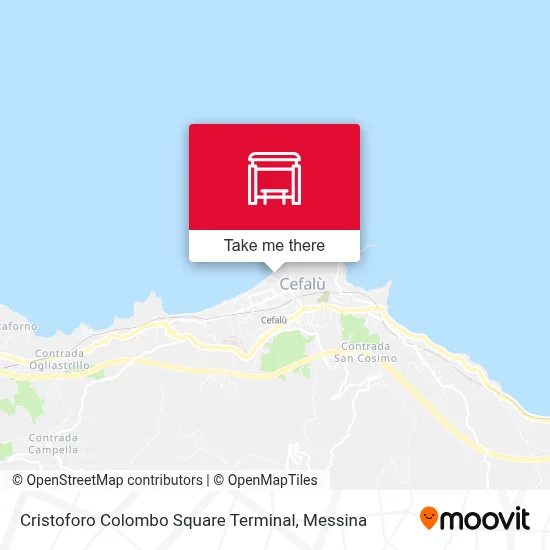 Cristoforo Colombo Square Terminal map