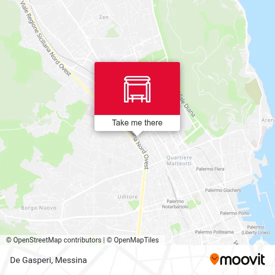 De Gasperi map