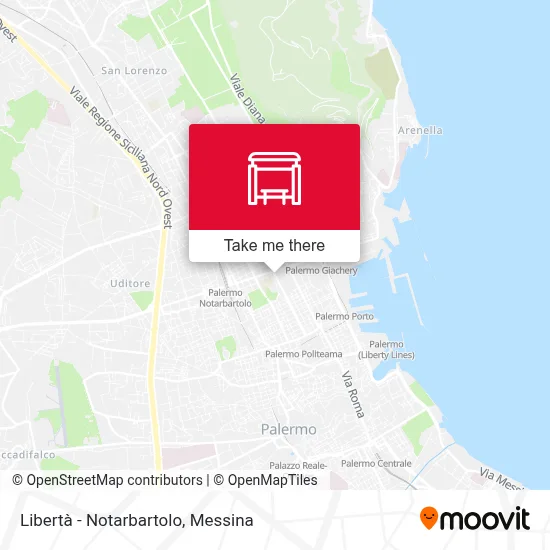 Libertà - Notarbartolo map