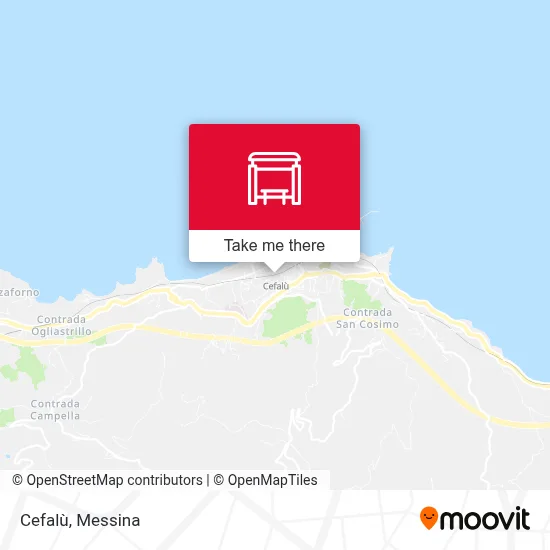 Cefalù map