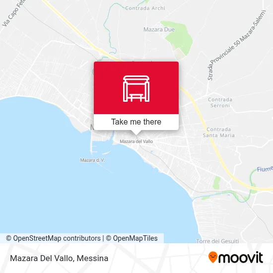Mazara Del Vallo map