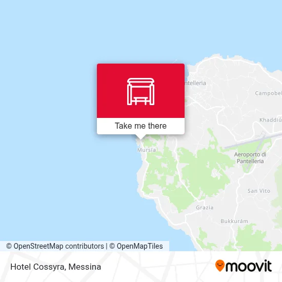 Hotel Cossyra map