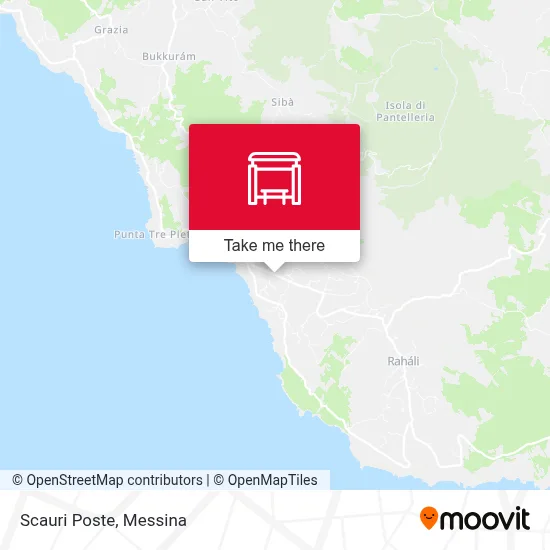 Scauri Poste map