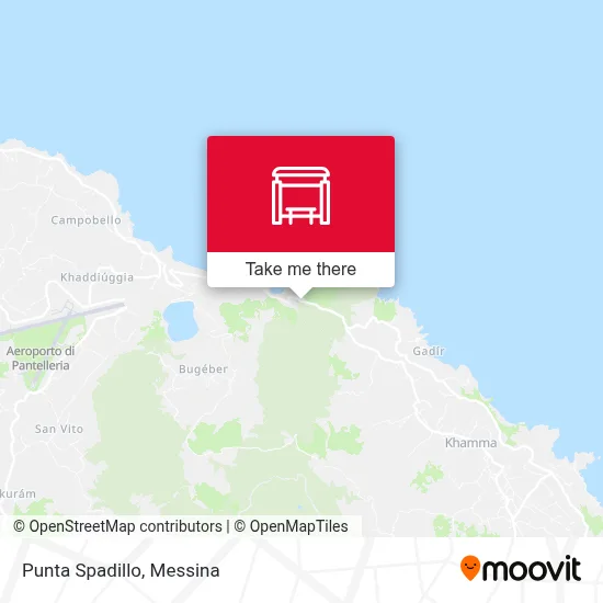 Punta Spadillo map