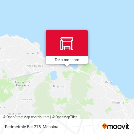 Perimetrale Est 278 map