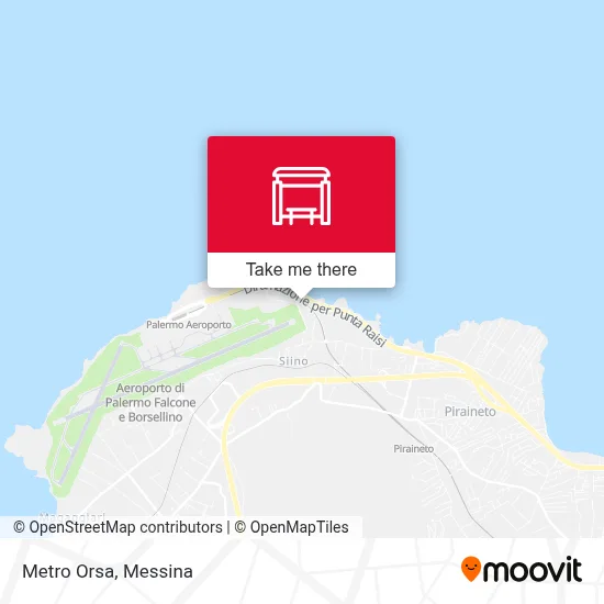 Metro Orsa map