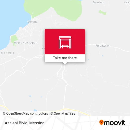 Assieni Bivio map