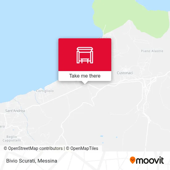 Bivio Scurati map