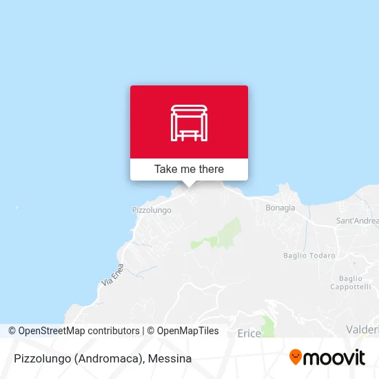 Pizzolungo (Andromaca) map