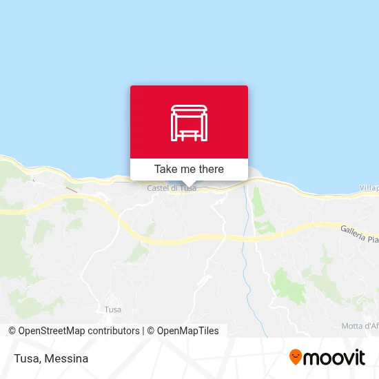 Tusa map
