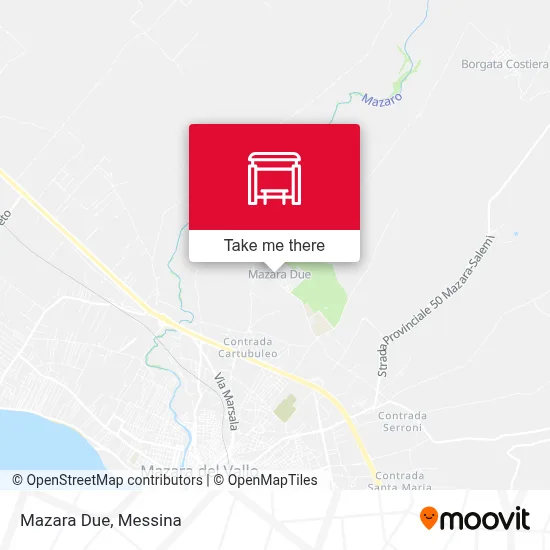 Mazara Due map
