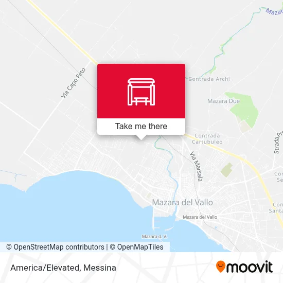America/Elevated map