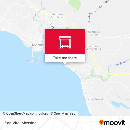 San Vito map