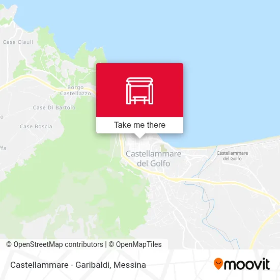 Castellammare - Garibaldi map